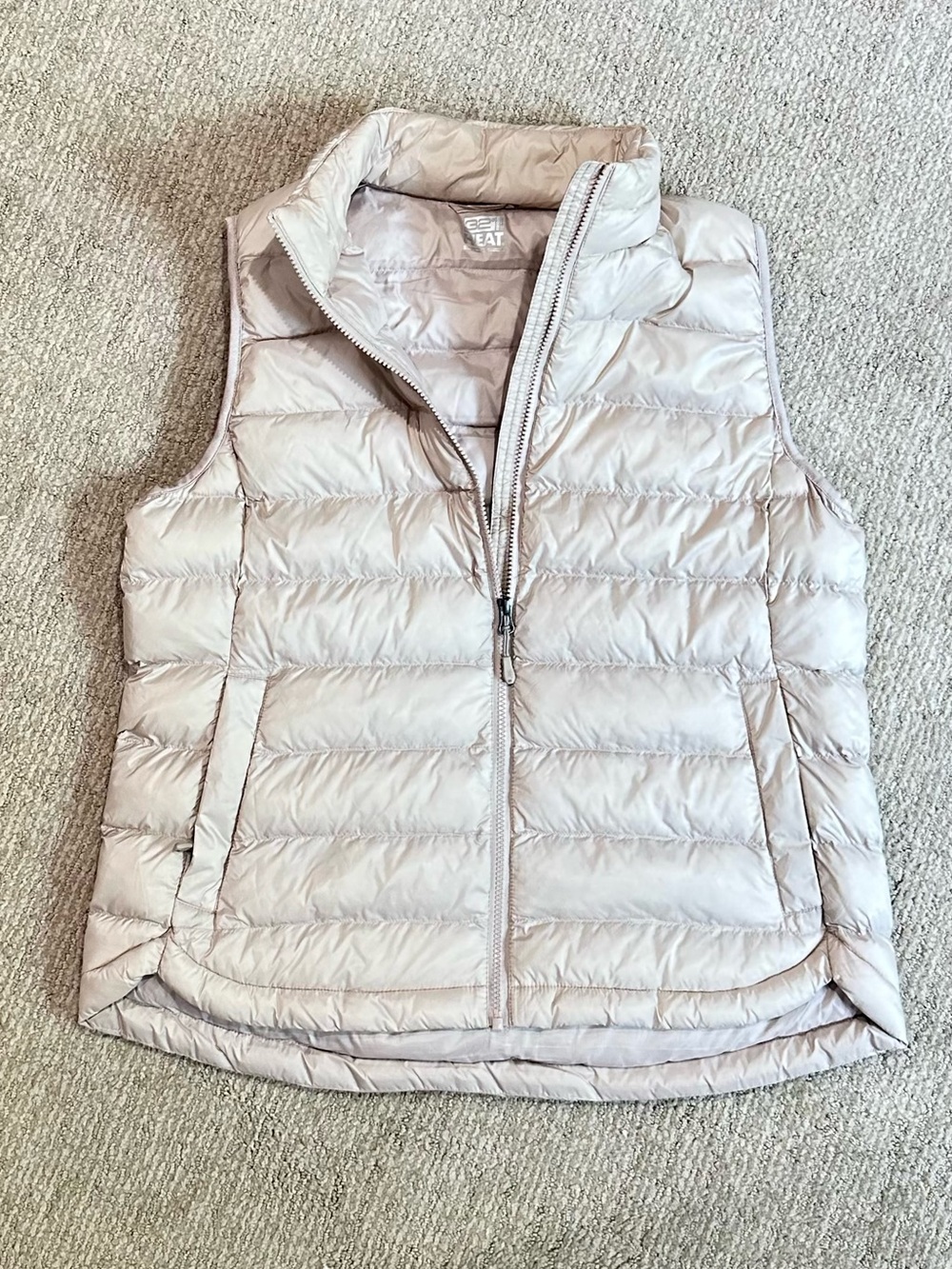 32 degrees Pale Pink Quilted Packable Down Vest